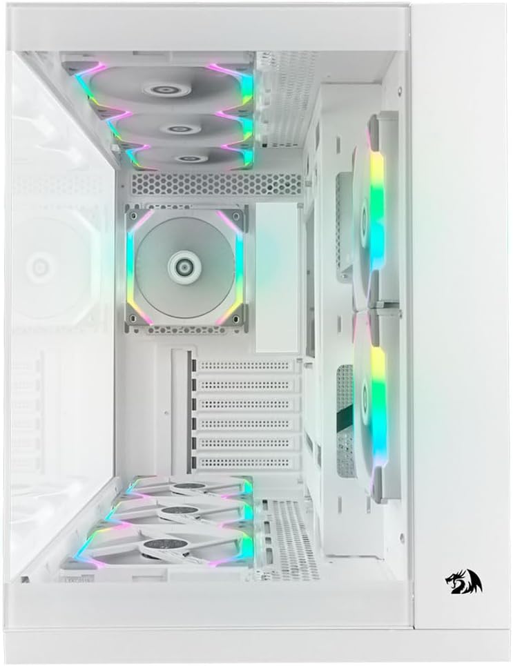 Gabinete Gamer Wideload Pro - Mid Tower Branco/Preto