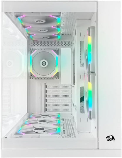 Gabinete Gamer Wideload Pro - Mid Tower Branco/Preto