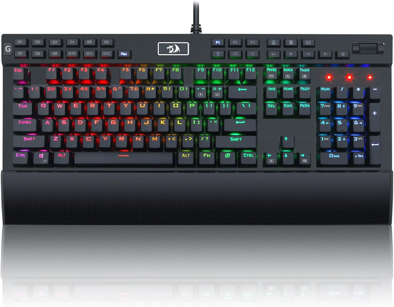 Teclado Mecânico Gamer Yama RGB Switch Outemu Purple ANSI K550