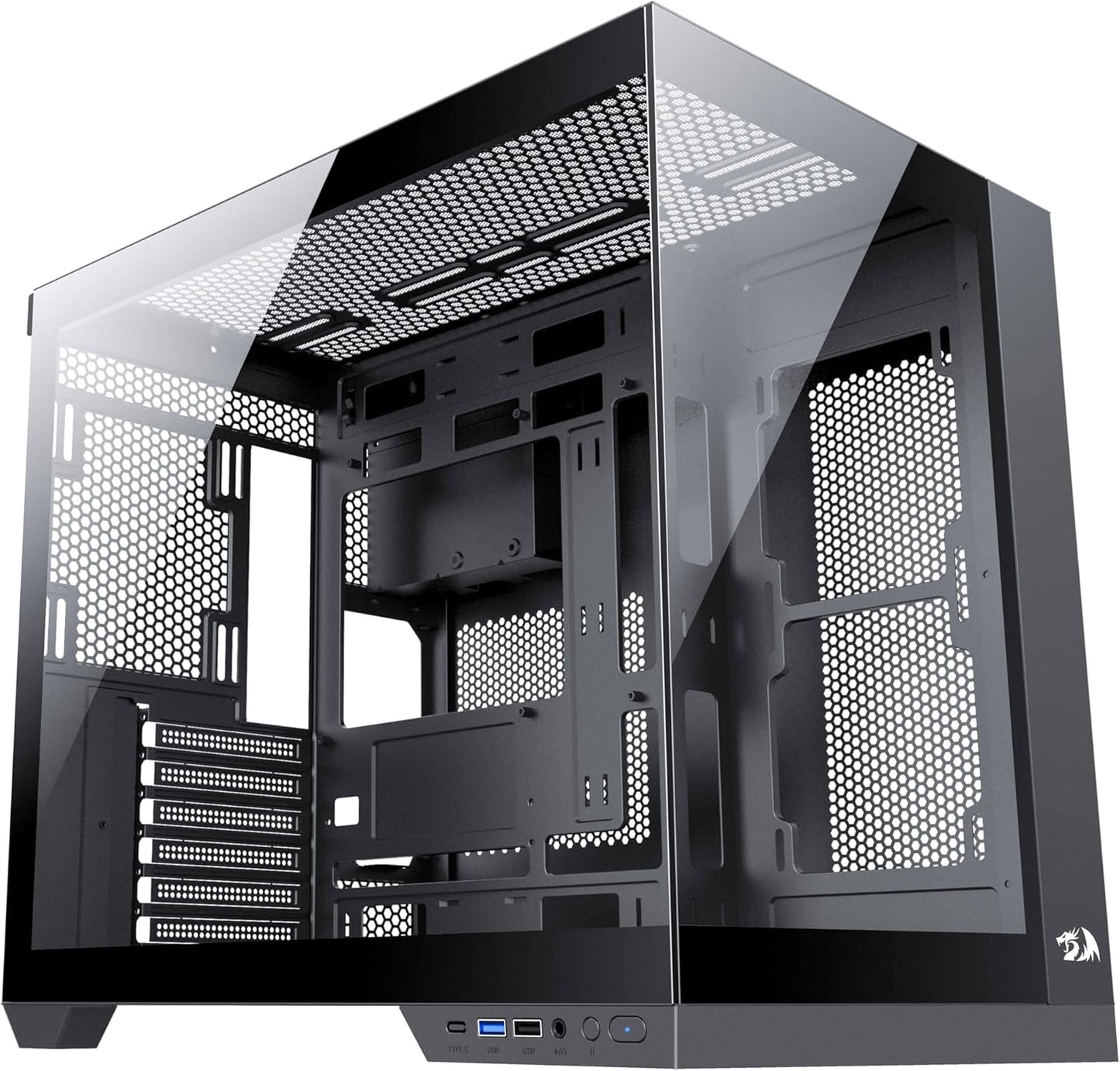Gabinete Gamer Wideload Pro - Mid Tower Branco/Preto