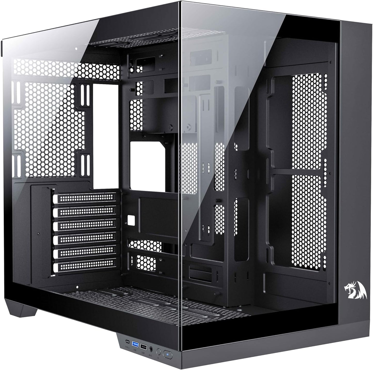 Gabinete Gamer Wideload Pro - Mid Tower Branco/Preto