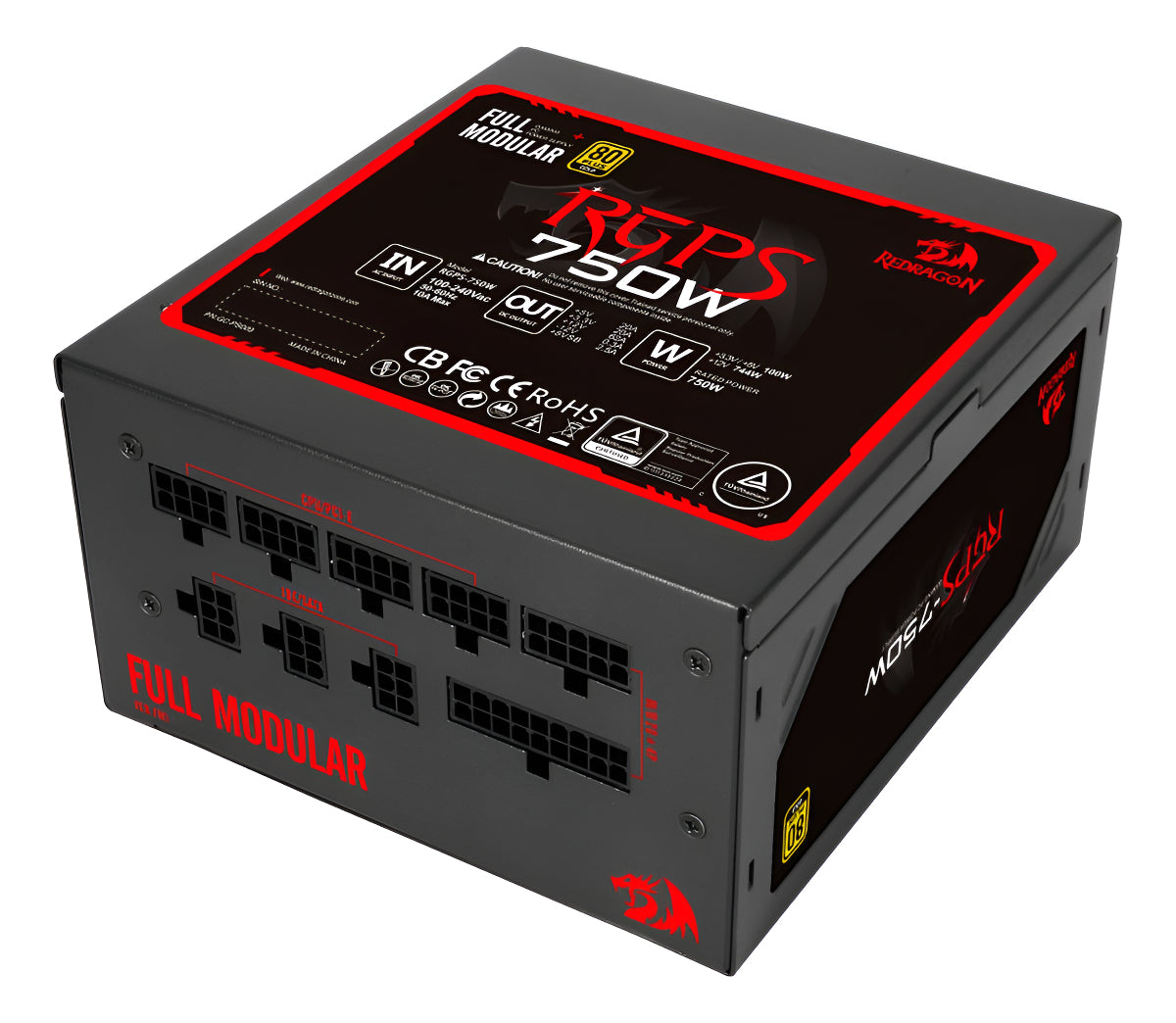 Fonte 750w 80 Plus Gold Full Modular