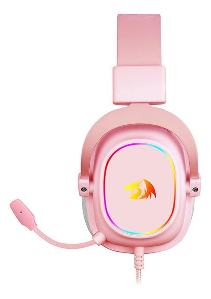 Headset Gamer Zeus X Branco/Rosa RGB H510-RGB