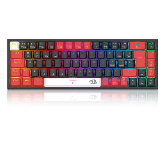 Teclado Mecânico Sem Fio Castor Pro Switch Brown