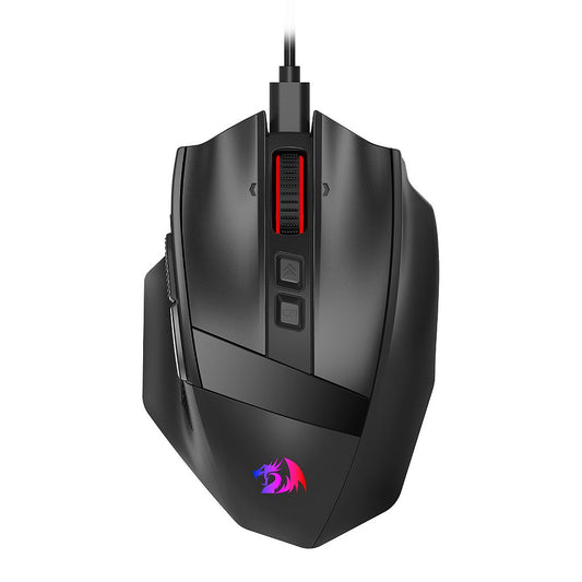 Mouse Gamer Rind M813-RGB 10 Botões Sensor PAW3333 e 16000 DPI